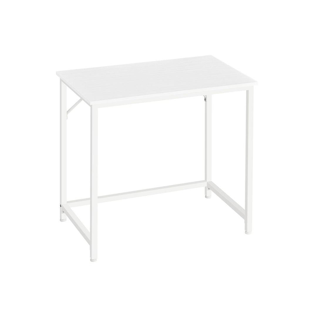 Kompakt Skrivebord med Metalramme – 50 × 80 × 76 cm – Solid Bordplade til Hjemmearbejde og Studie – produktvisning 1 | Noreva Home