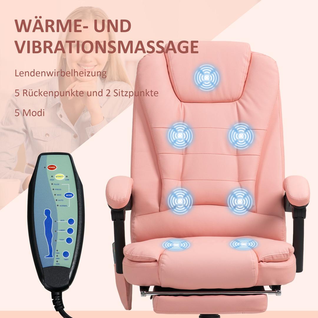 Kontorstol med Massagefunktion – 7 Massagepunkter – produktvisning 6 | Noreva Home