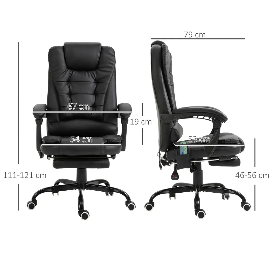 Kontorstol med Massagefunktion – 7 Massagepunkter – produktvisning 25 | Noreva Home