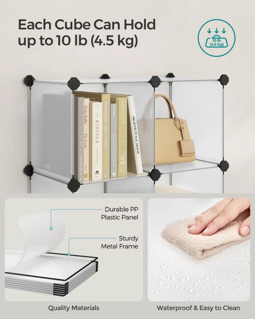 Kubereol med låger, 9 til 16 kuber i plast, produktvisning 9 | Noreva Home