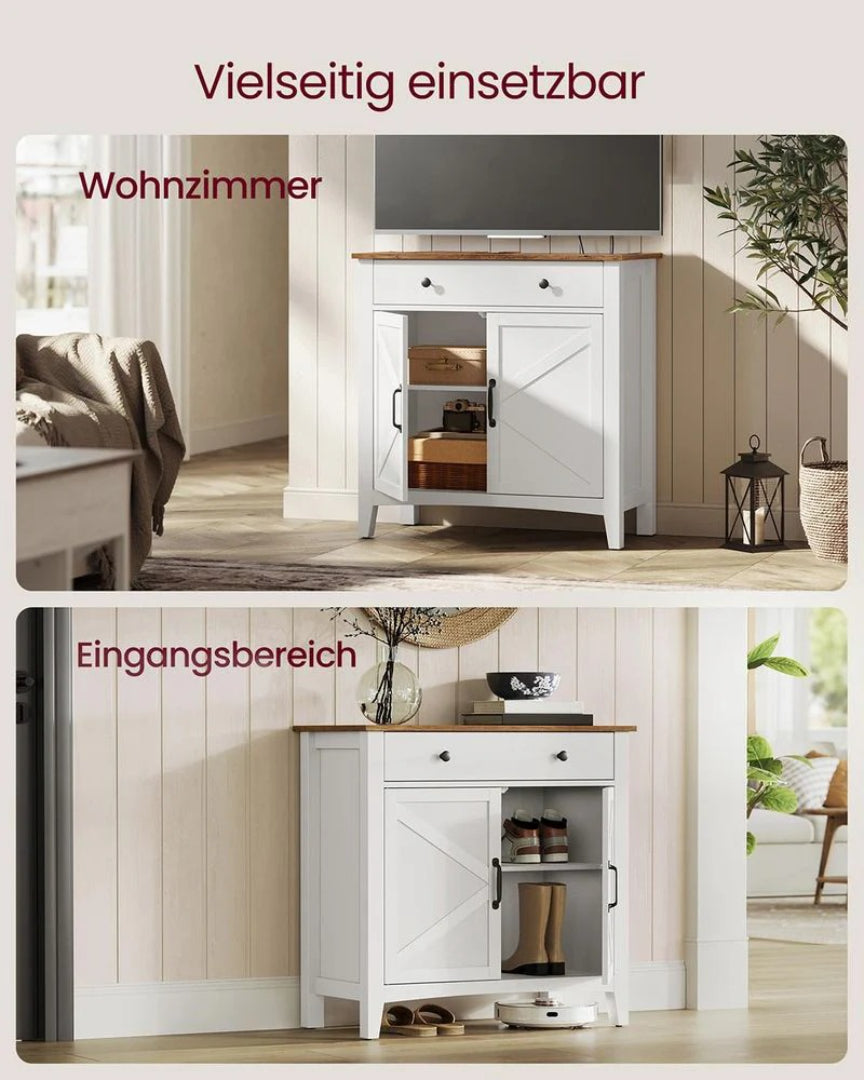 Landlig skænk med låger – produktvisning 7 | Noreva Home