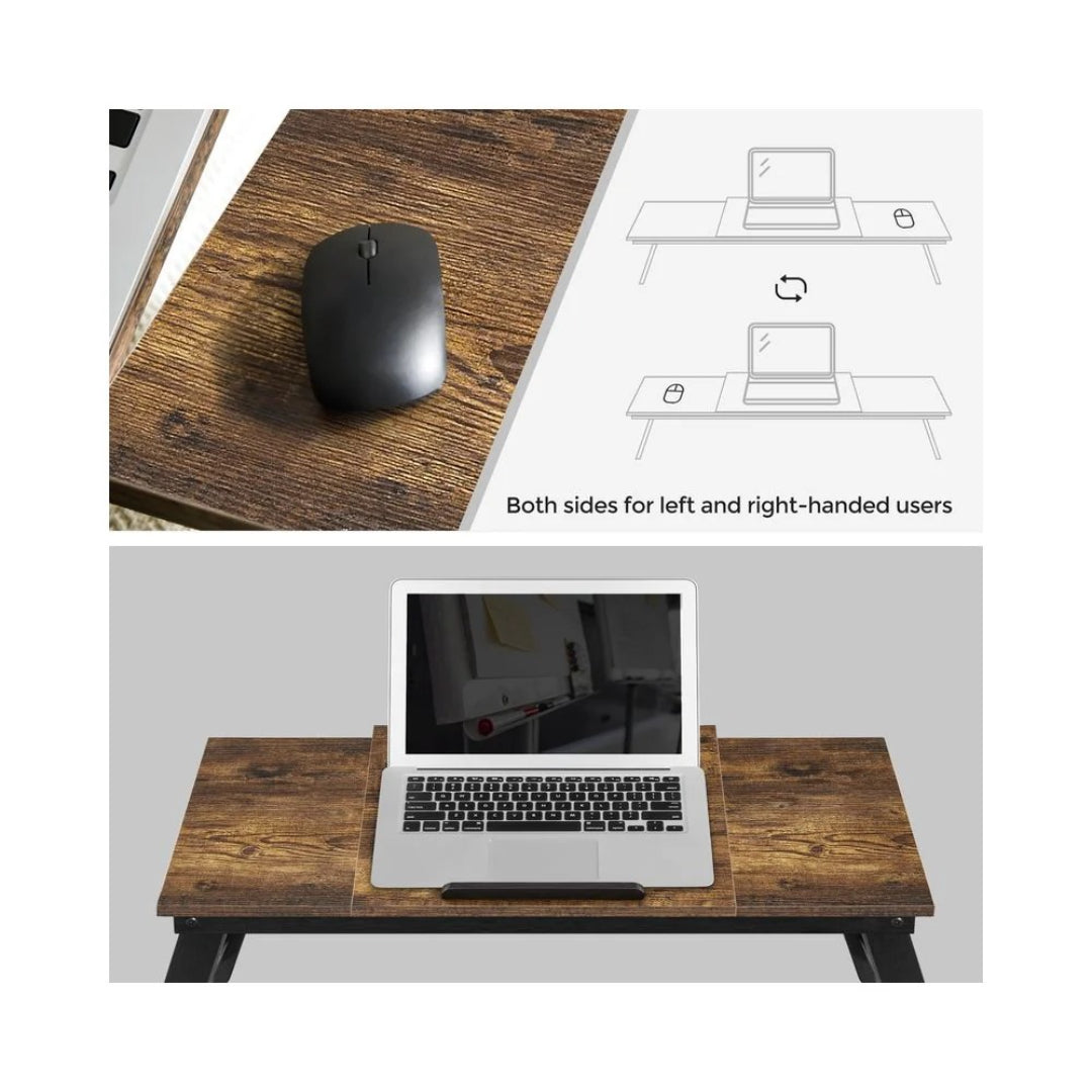 Laptopbord til seng med vipbar plade og sammenklappelige ben, produktvisning 6 | Noreva Home
