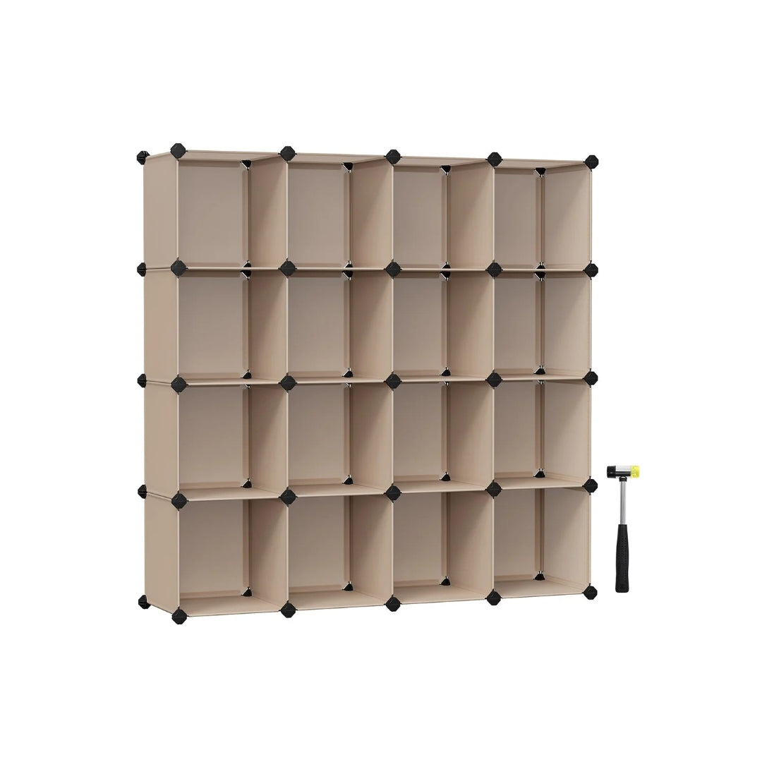Modulopbygget kubereol i plast med 12 eller 16 kuber, produktvisning 5 | Noreva Home