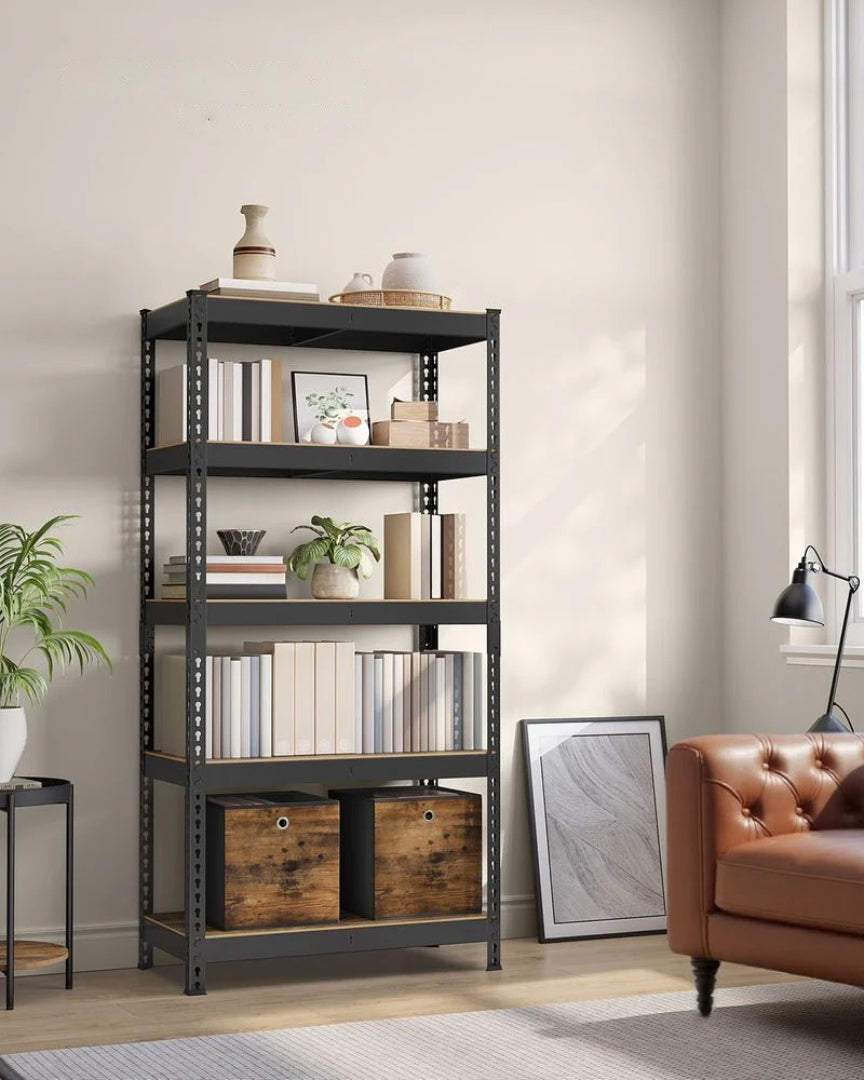 Opbevaringsreol med 5 niveauer til garage, justerbare hylder, produktvisning 9 | Noreva Home