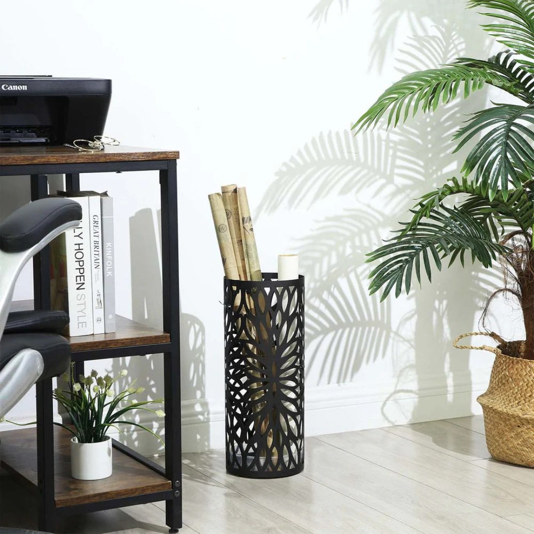 Paraplystativ i stål med drypbakke og åbent design, produktvisning 2 | Noreva Home