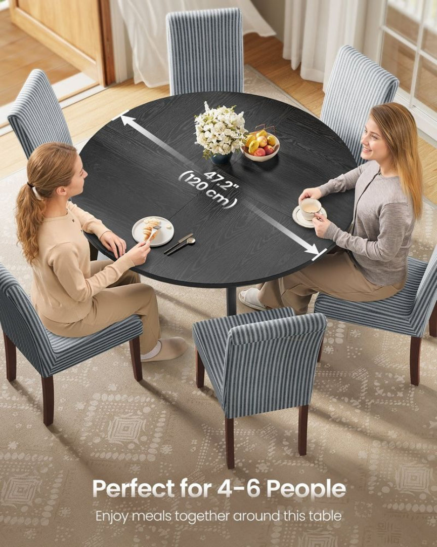 Rundt spisebord til 4 til 6 personer, 47,2 in i diameter, produktvisning 3 | Noreva Home