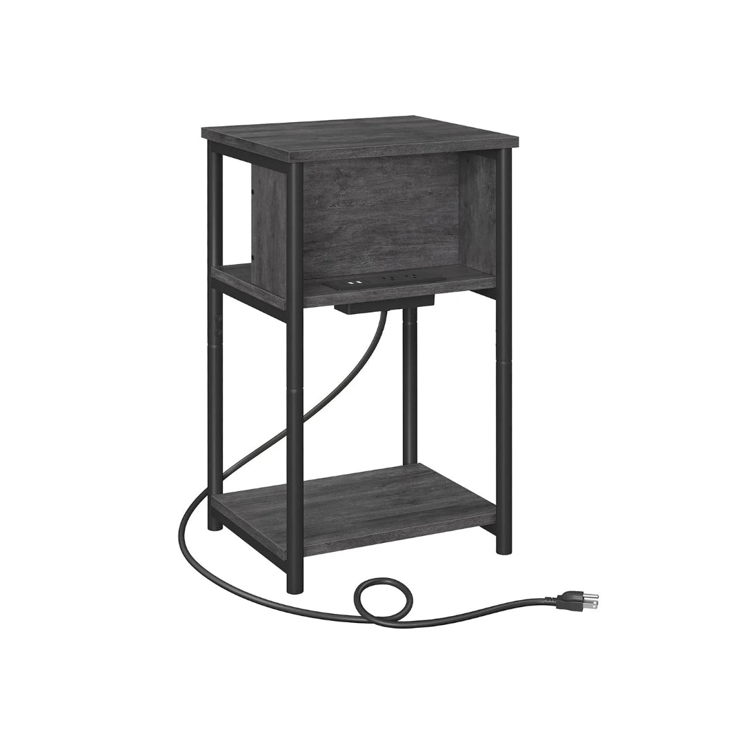 Sidebord i 3 niveauer med USB-porte og stikkontakter, produktvisning 4 | Noreva Home