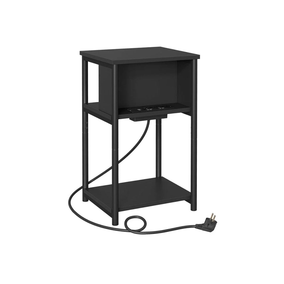 Sidebord med stikkontakt og USB-porte – produktvisning 7 | Noreva Home