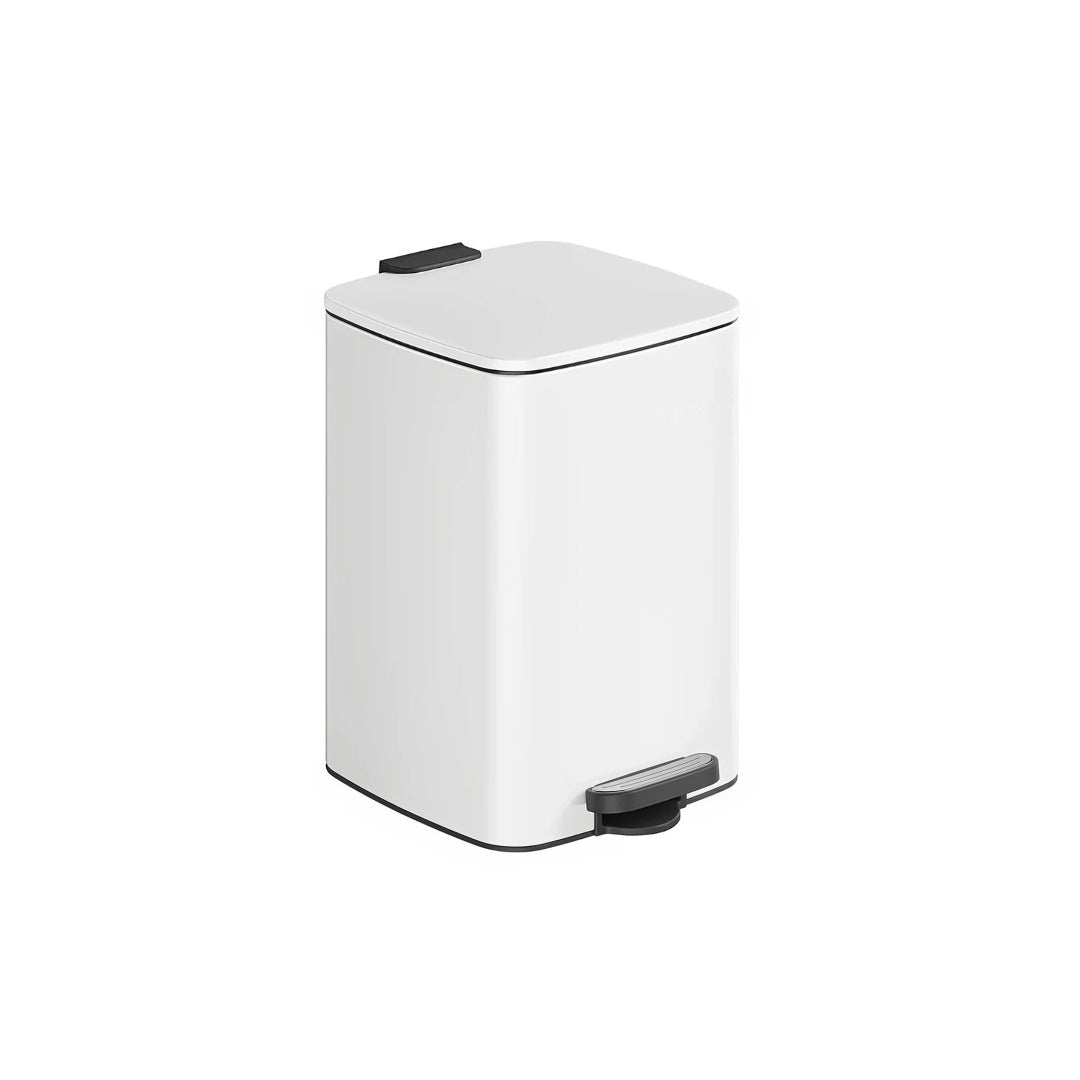 Skraldespand i rustfrit stål med pedal og inderspand, 5,2 til 8 gallon, produktvisning 3 | Noreva Home