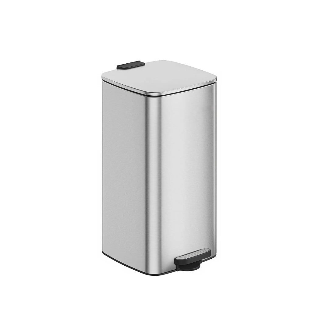 Skraldespand i rustfrit stål med pedal og inderspand, 5,2 til 8 gallon, produktvisning 5 | Noreva Home