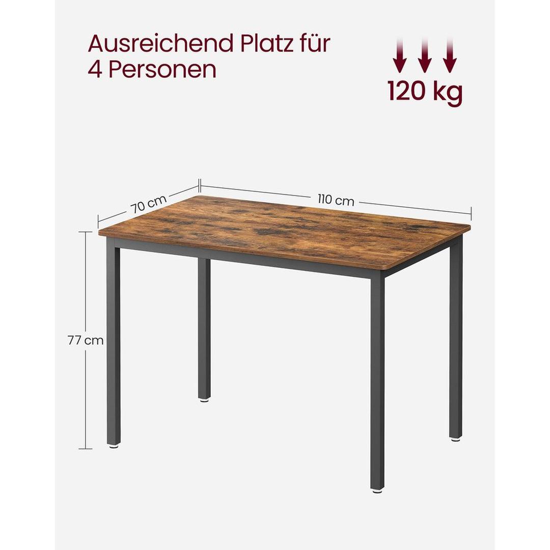 Spisebord til 4 Personer – Kompakt Bord til Køkken eller Spisestue – produktvisning 9 | Noreva Home