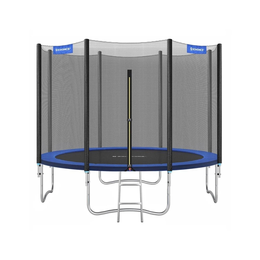 Trampolin med sikkerhedsnet og polstret ramme – produktvisning 1 | Noreva Home