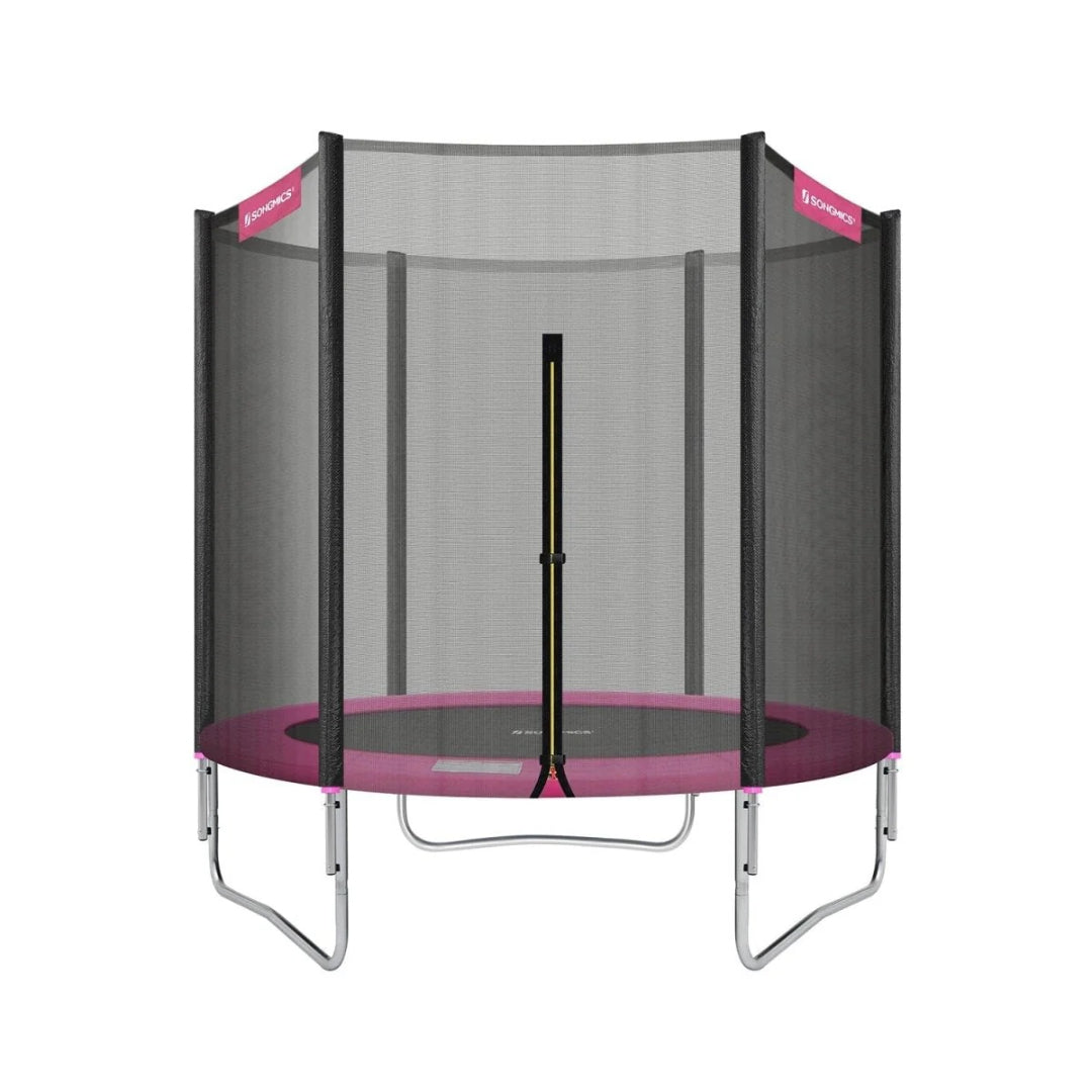 Trampolin med sikkerhedsnet og polstret ramme – produktvisning 2 | Noreva Home