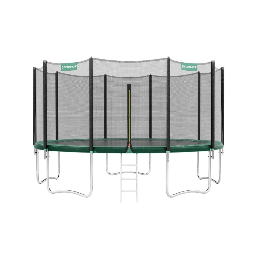 Trampolin med sikkerhedsnet og polstret ramme – produktvisning 6 | Noreva Home