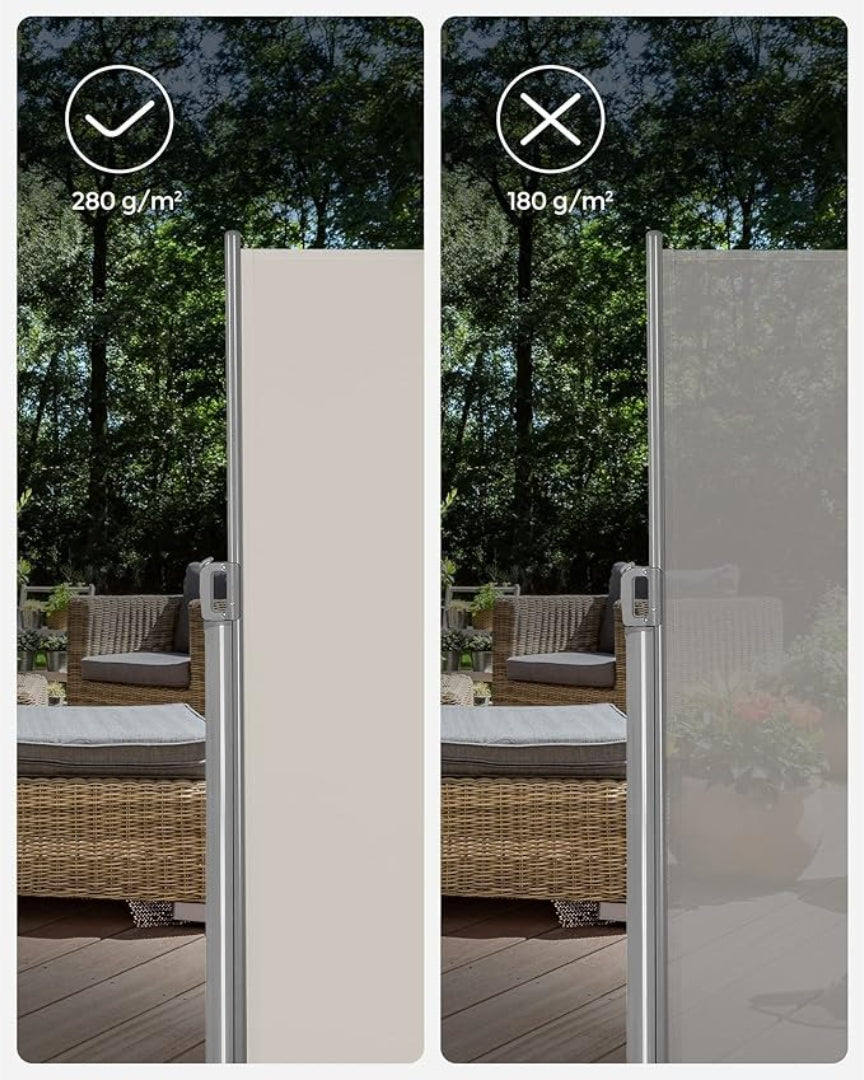 Udtrækkelig side markise til altan og terrasse – produktvisning 4 | Noreva Home