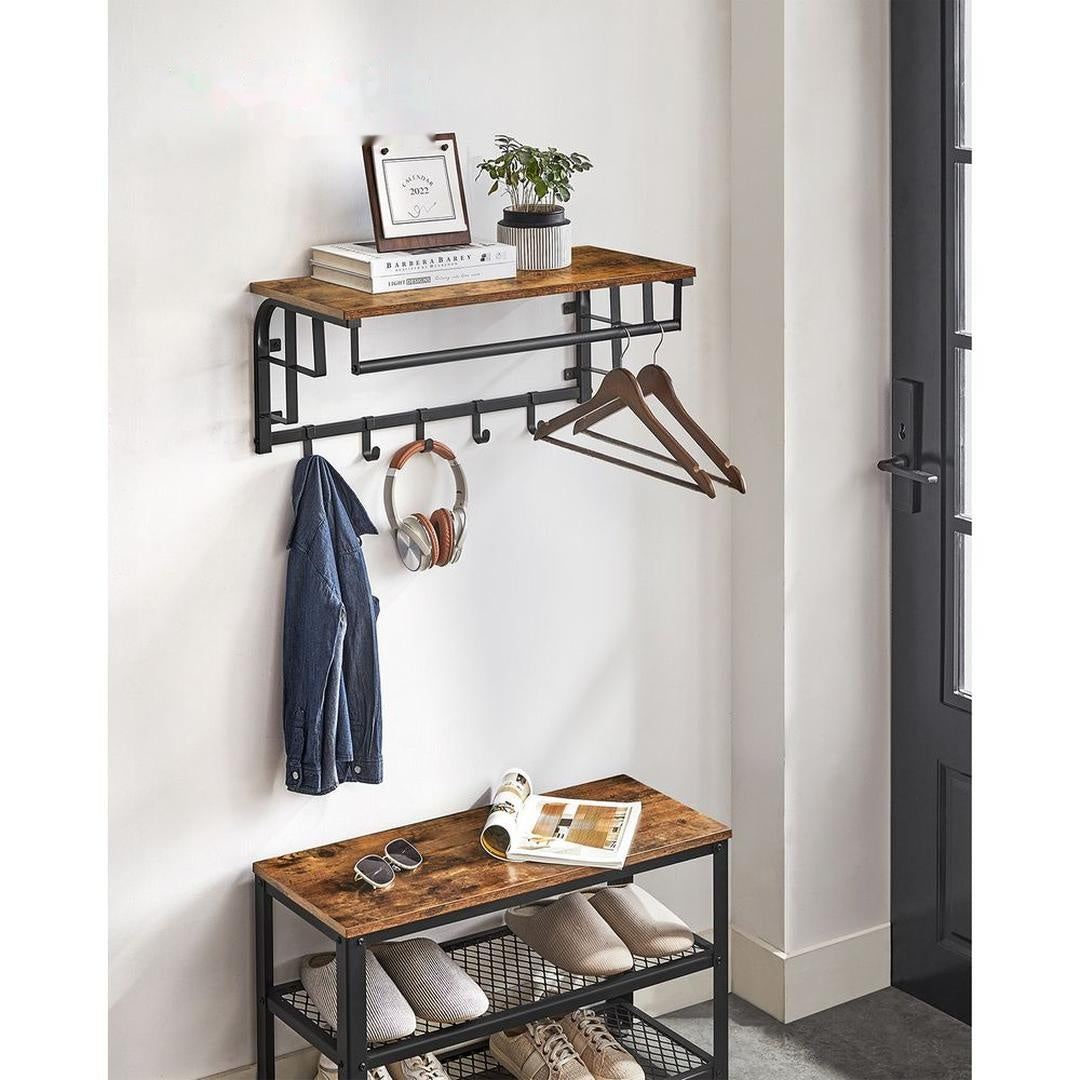 Vægknagerække i Industriel Stil – Metalgarderobe til Entré eller Hall – produktvisning 8 | Noreva Home