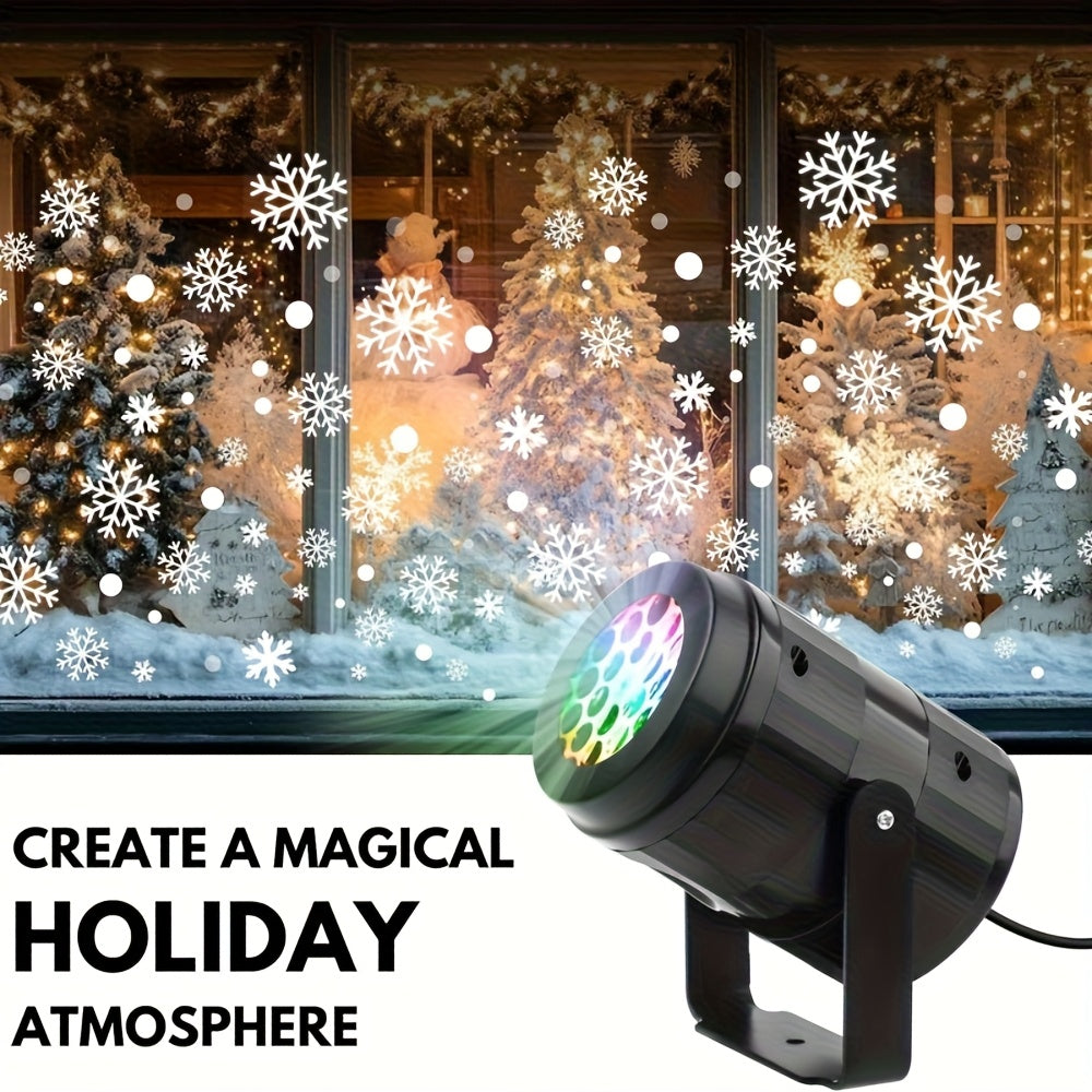 Projektorlampe med snefnug til jul, billede 6