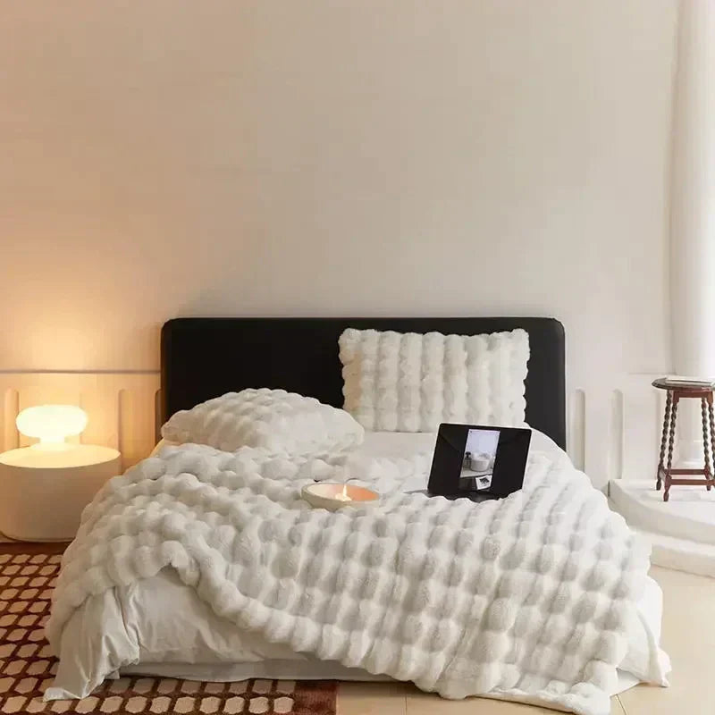 PELSKRAMMER plaid i imiteret pels – billede 7