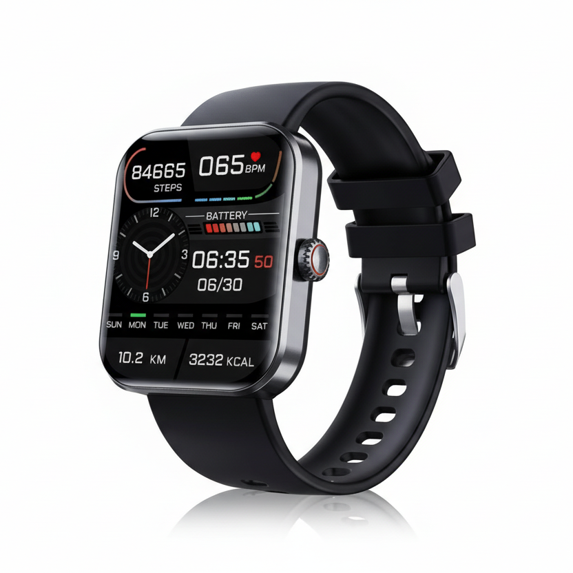 Smartwatch med ikke-invasiv blodsukkertendens, puls og søvnmåling – billede 7