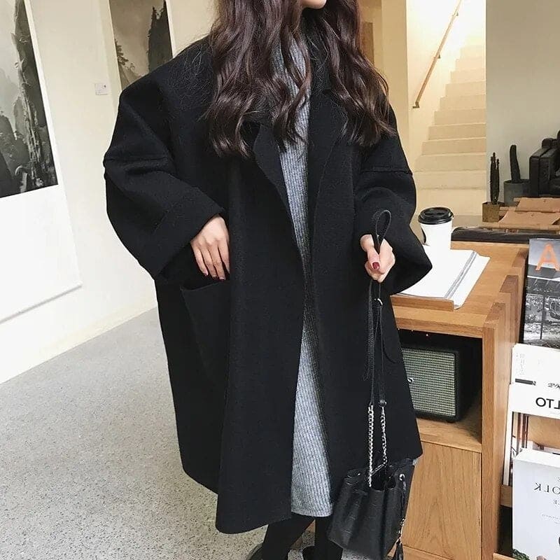 REVERSLUND trenchcoat i uldblanding – billede 5