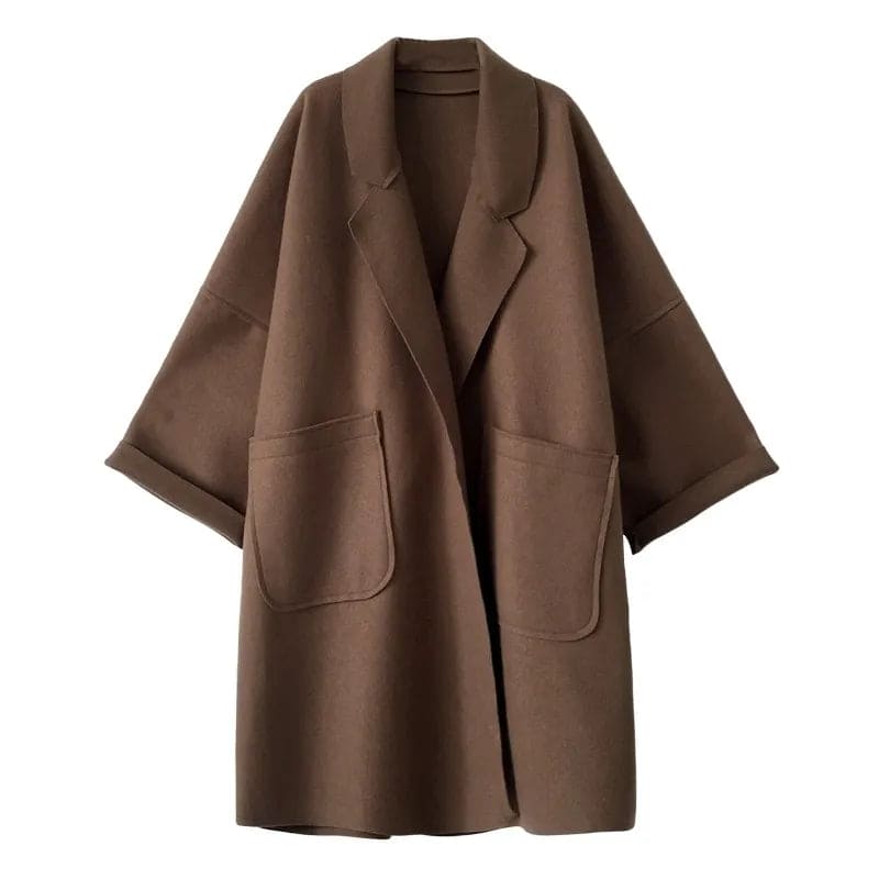 REVERSLUND trenchcoat i uldblanding – billede 6