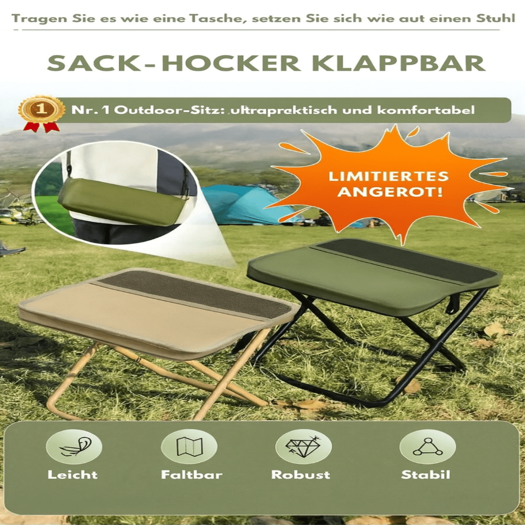SIDDESTI 2-i-1 stoletaske med foldestol – billede 6
