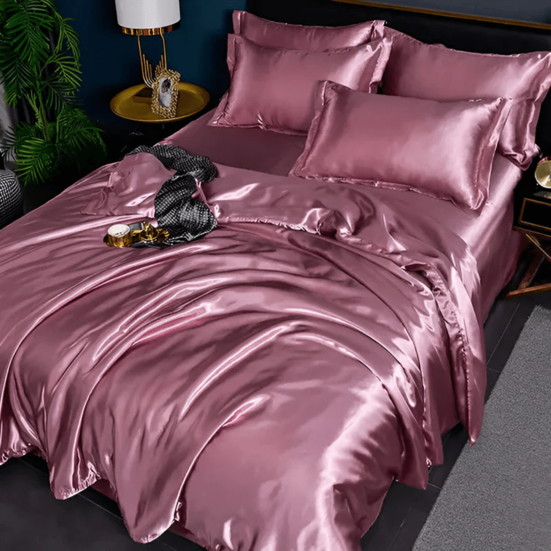 Luksuriøst sengesæt i silkeblød polyester – billede 5
