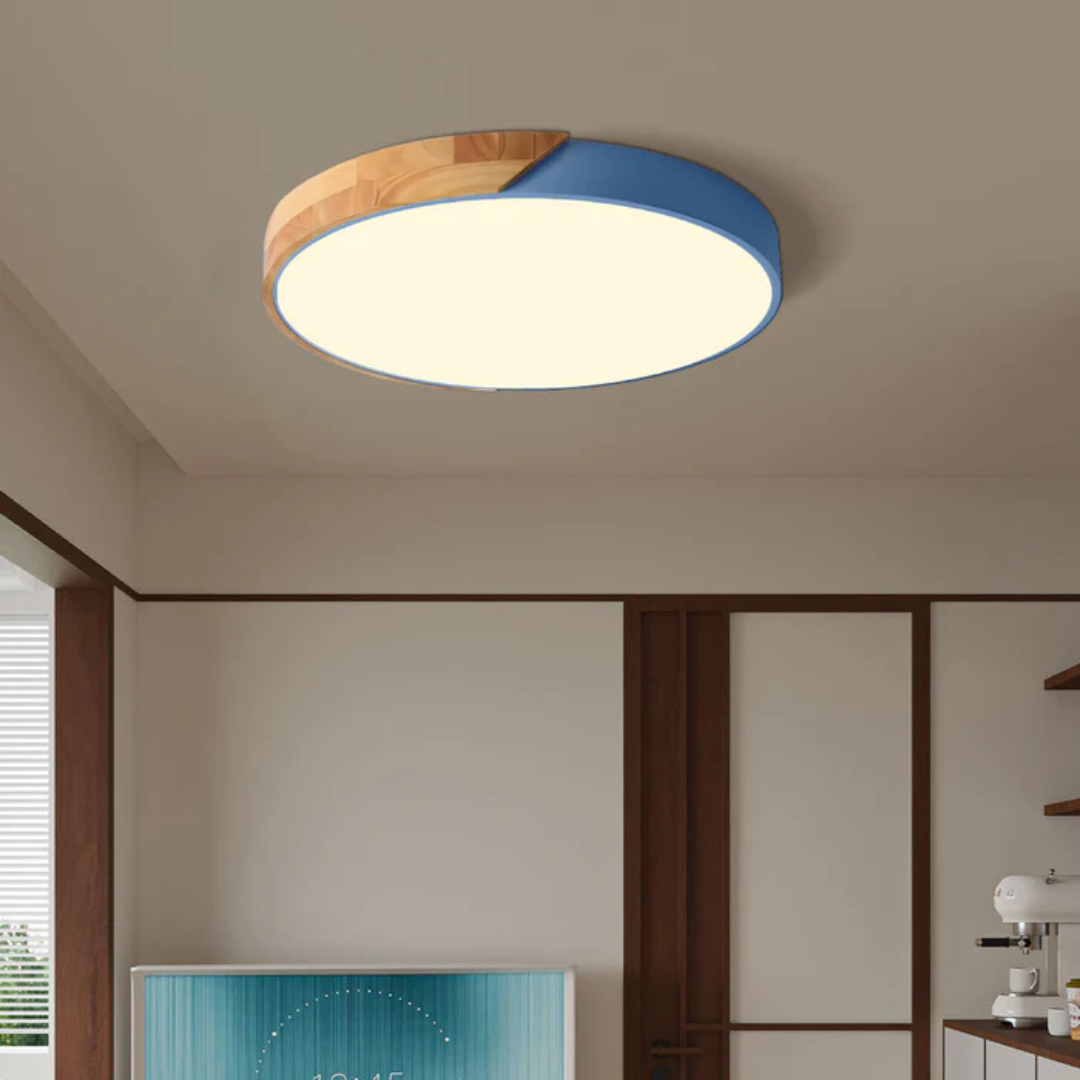 SKOVLOFT loftlampe i træ og akryl – billede 3