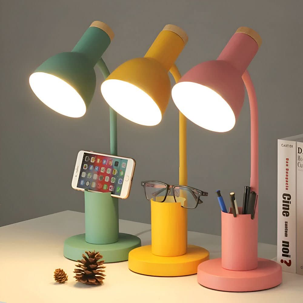 LED-bordlampe med indbygget penneholder – billede 3