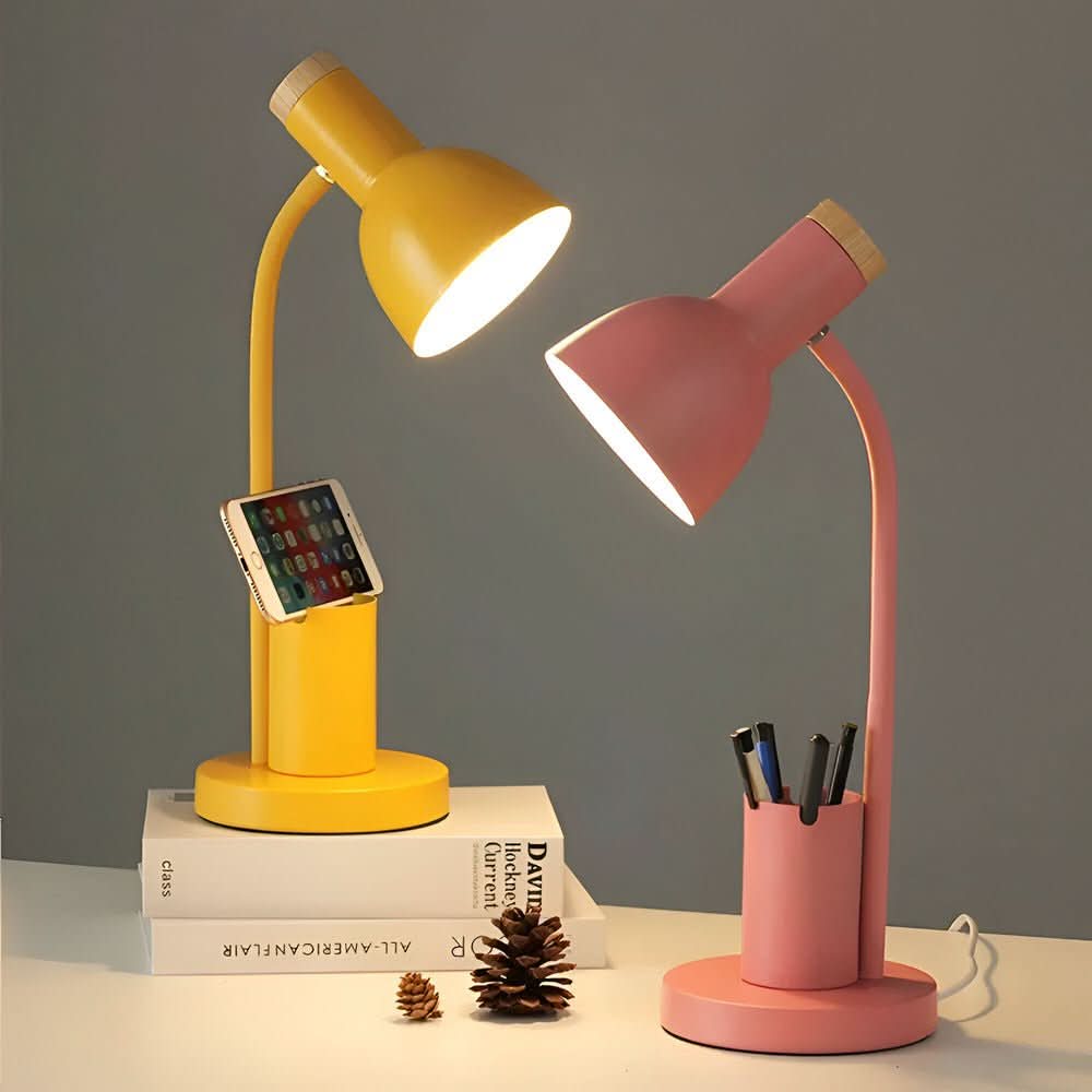LED-bordlampe med indbygget penneholder – billede 4