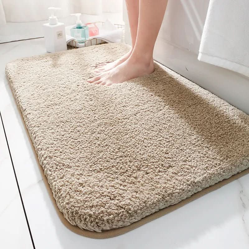 Luksus bademåtte i mikrofiber i flere neutrale farver – billede 4