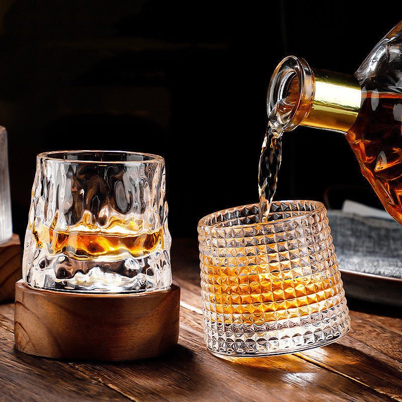 SNURREGLAS drejelige whiskyglas i blyfrit krystal – billede 3