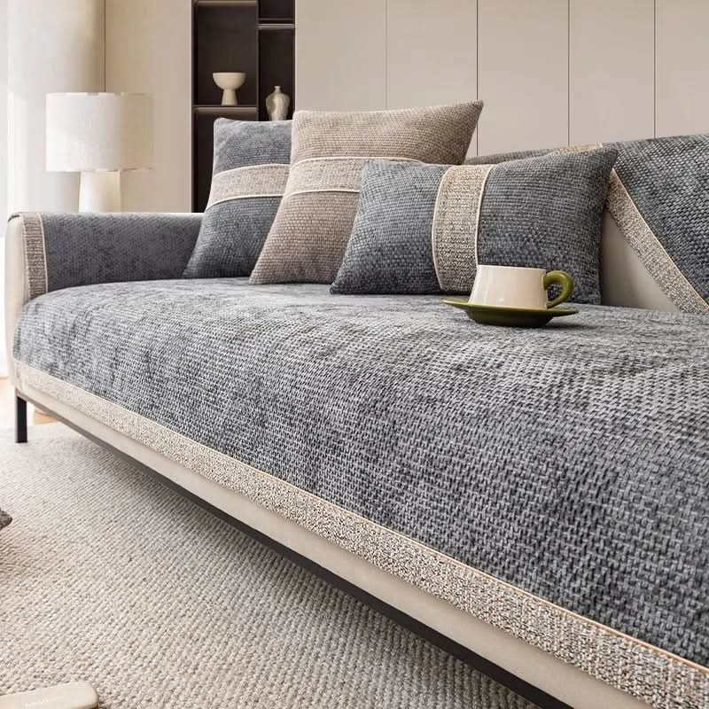 SOFAVÆRN sofaovertræk i hørlook – billede 3