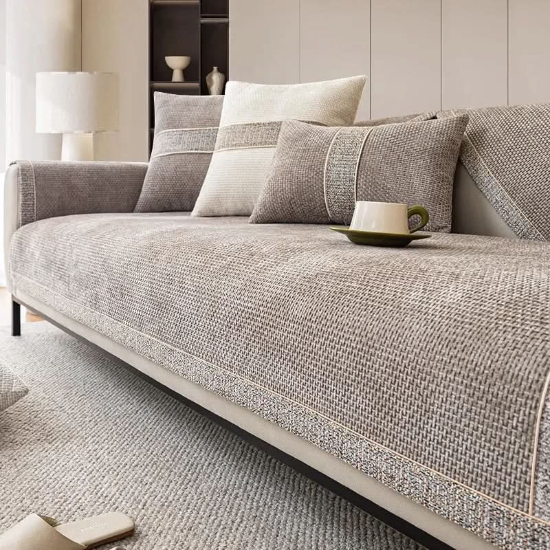 SOFAVÆRN sofaovertræk i hørlook – billede 7