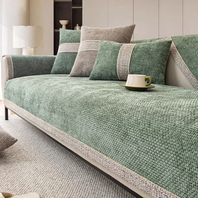 SOFAVÆRN sofaovertræk i hørlook – billede 10