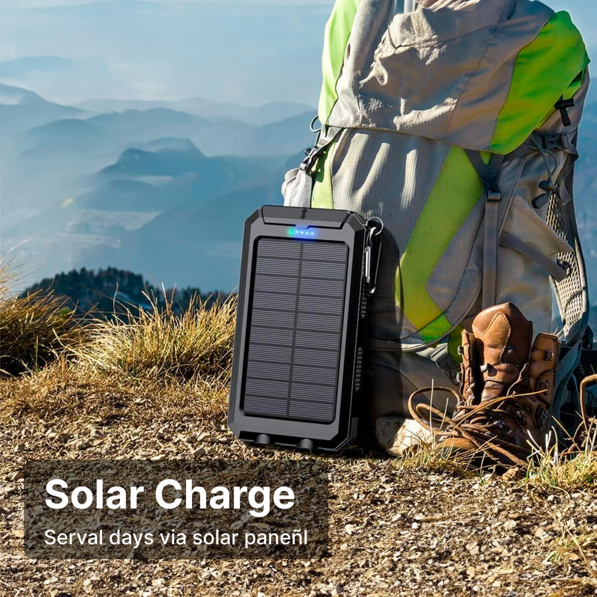 SOLKRAFT solcelle powerbank – billede 7