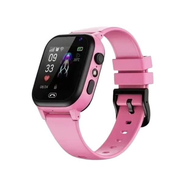 SPORFALK GPS-smartwatch til børn i rosa med ladekabel – billede 6
