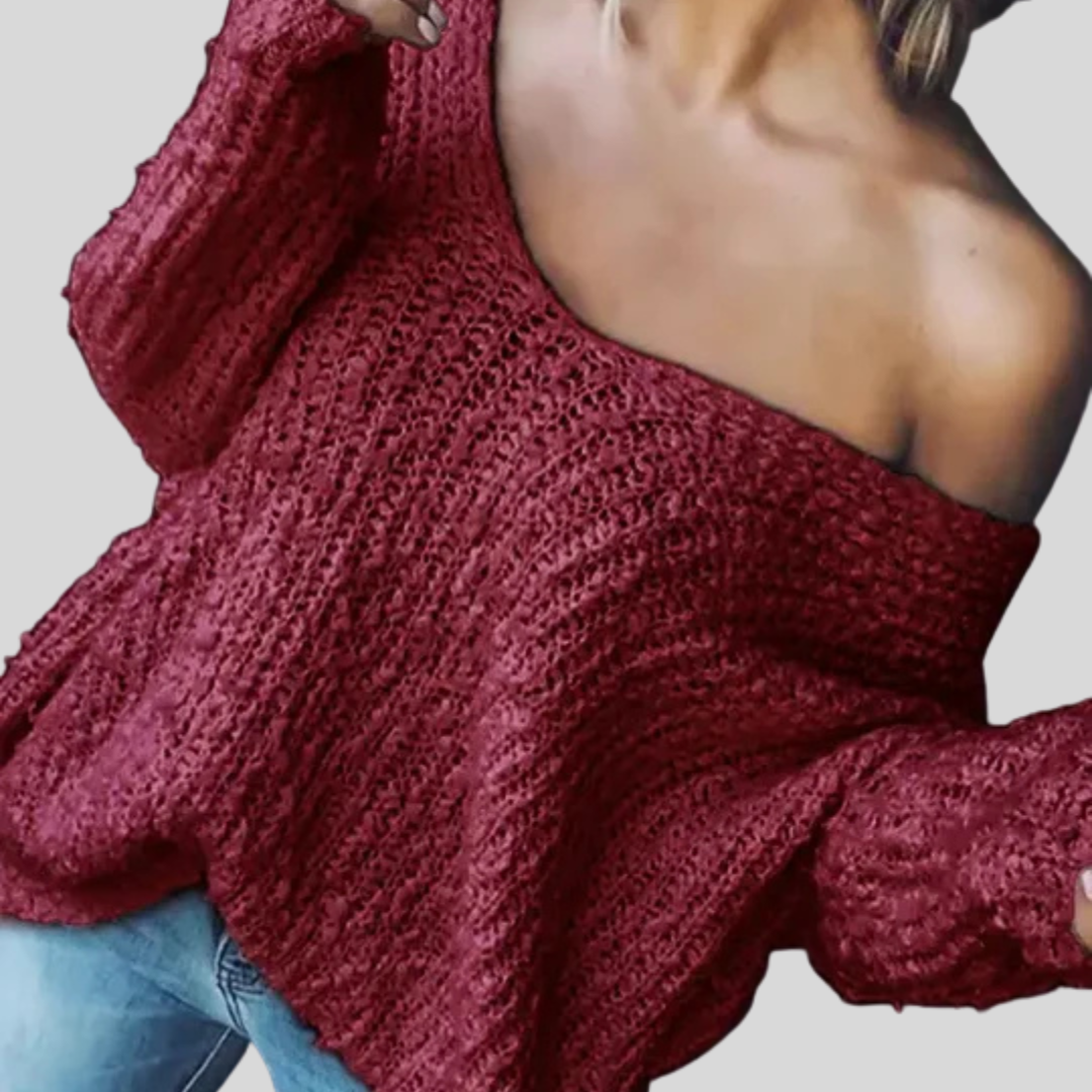 STRIKFALD blød sweater til damer – billede 5
