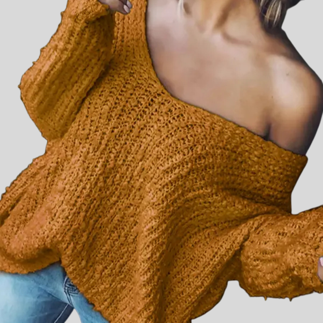 STRIKFALD blød sweater til damer – billede 7