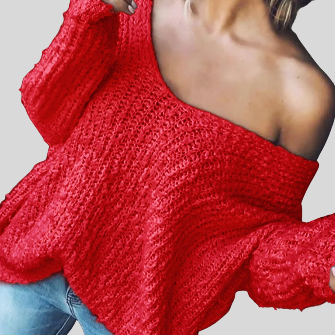 STRIKFALD blød sweater til damer – billede 9