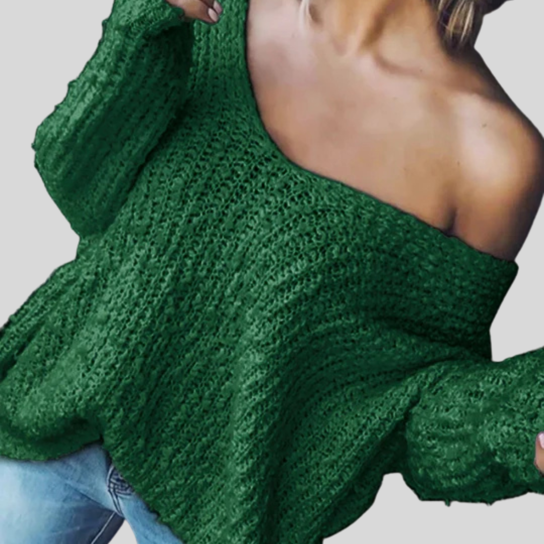 STRIKFALD blød sweater til damer – billede 10
