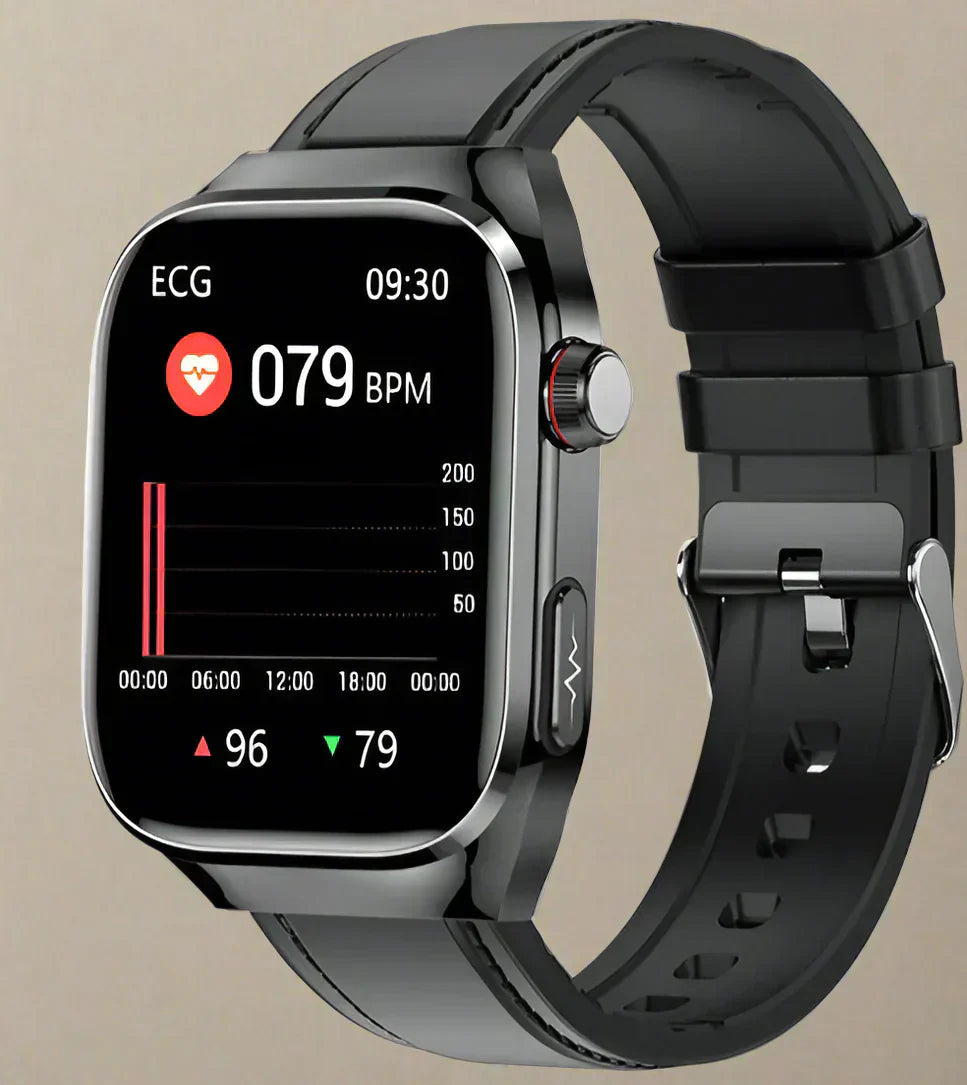 Smartwatch med EKG, blodsukker og urinsyre samt AMOLED-skærm – billede 6