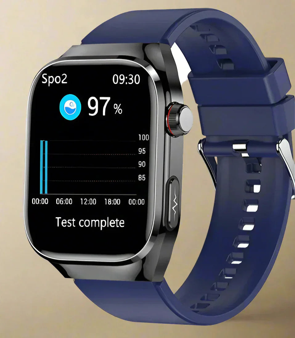 Smartwatch med EKG, blodsukker og urinsyre samt AMOLED-skærm – billede 9