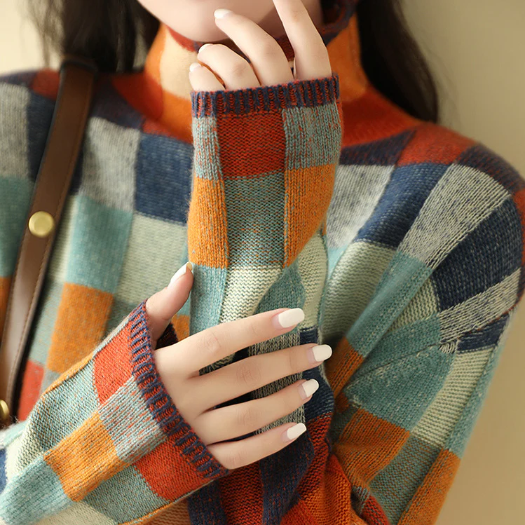 Ternet cashmeresweater til damer – billede 6