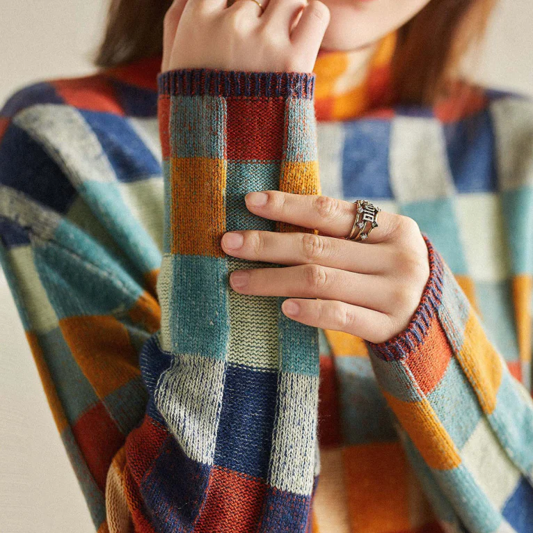 Ternet cashmeresweater til damer – billede 7