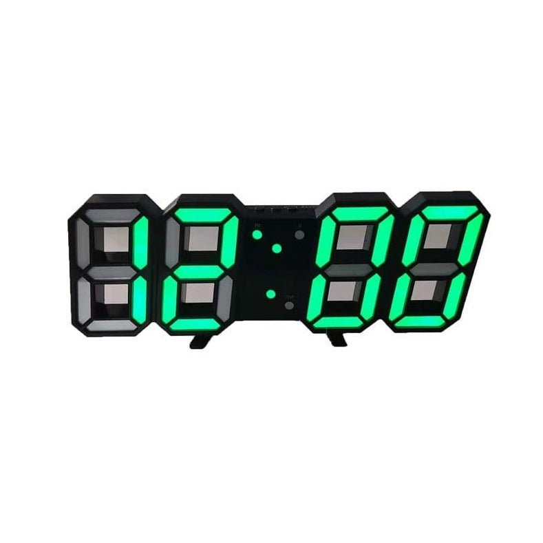 TIMEGLØD digitalt 3D vægur – billede 4