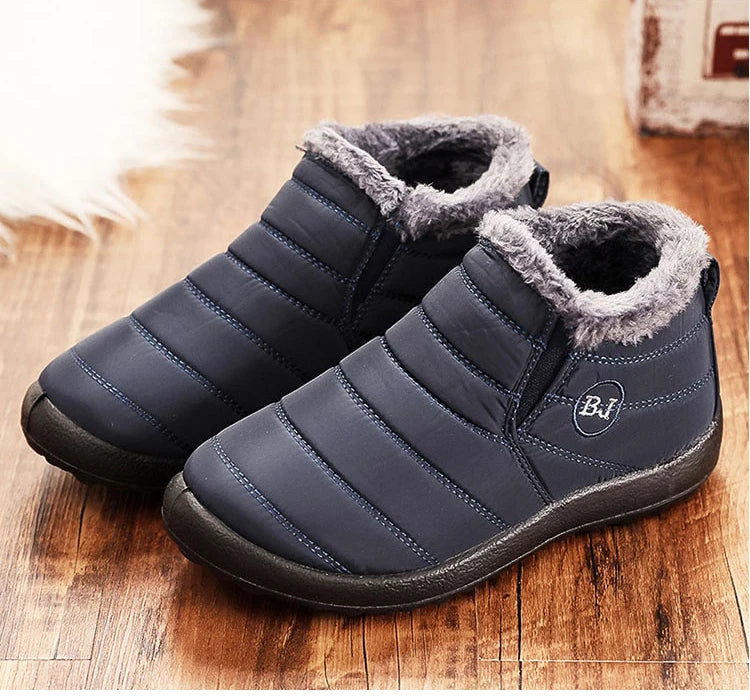 Varme vandtætte vintersko i slip-on model til vinteren – billede 10