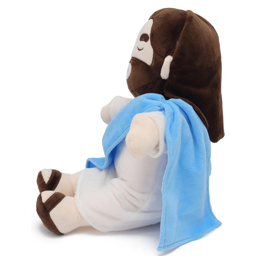 TRØSTBAMSE Jesus-bamse med blid vejrtrækningsbevægelse – billede 5