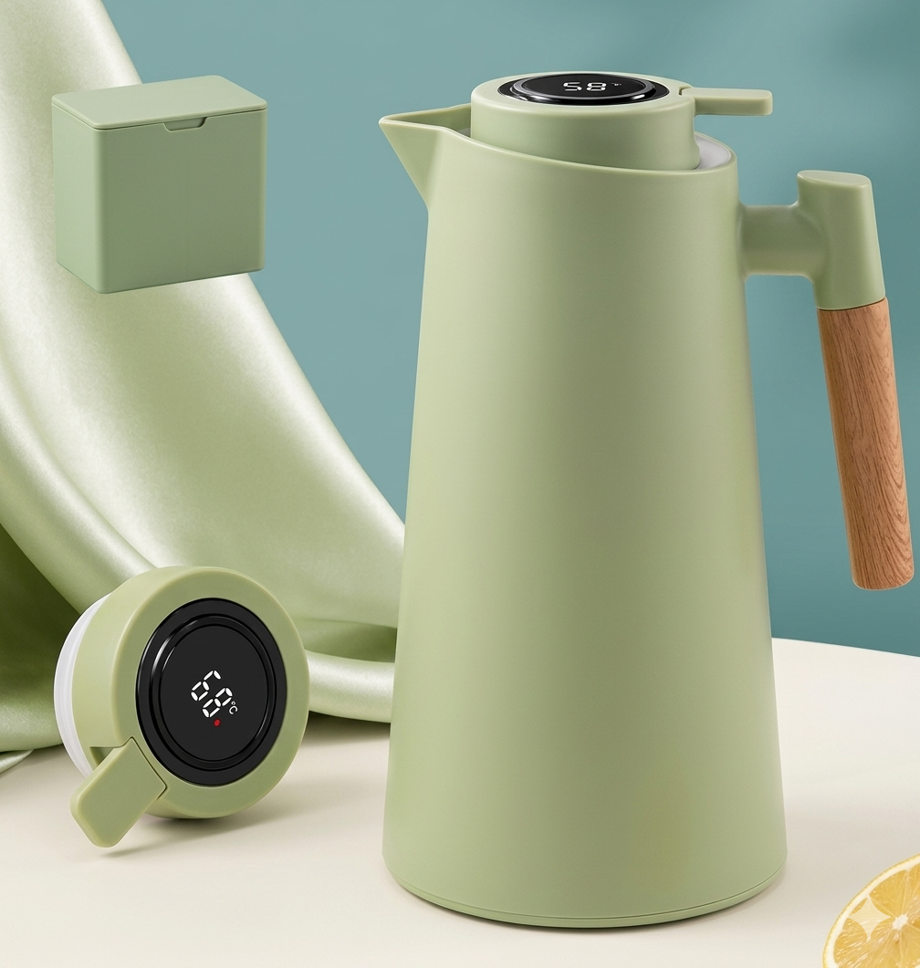Termokande på 1 liter med digital temperaturvisning til kaffe og te – billede 10