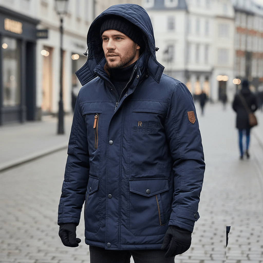 VINDSKJOLD vatteret parka med fleecefor – billede 9